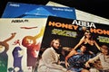 Lp Record collection of ABBA Royalty Free Stock Photo