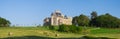 Abbadie Castle is a 19th century French ch?teau located in the town of Hendaye Royalty Free Stock Photo