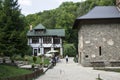 The abbess at the Prislop Monastery 6 Royalty Free Stock Photo