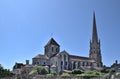 Abbey Church of Saint-Savin sur Gartempe in the Vienne region in France