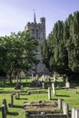 The Abbey Church of St Mary and St Helena in the village of Elstow