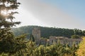 The abbey of Lagrasse, France