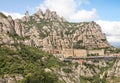 Benedictine monastery in Montserrat, Spain Royalty Free Stock Photo