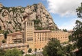 Benedictine monastery in Montserrat, Spain Royalty Free Stock Photo