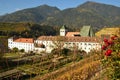 Abbey of Novacella, south tyrol, Bressanone, Italy. The Augustinian Canons Regular Monastery of Neustift. Royalty Free Stock Photo