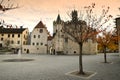 Abbey Novacella, south tyrol, Italy, Bolzano The monastery complex is the largest in Tyrol and is extremely well preserved Royalty Free Stock Photo