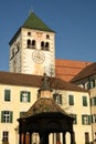 Abbey Novacella, south tyrol, Italy, Bolzano The monastery complex is the largest in Tyrol and is extremely well preserved Royalty Free Stock Photo