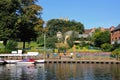 Abbey Park and River Avon, Evesham.