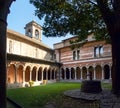 Abbey of Piona, interior courtyard and cloister