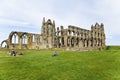 Abbey ruins above whitby town - National Heritage site