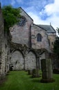 Abbey Ruins and Church Royalty Free Stock Photo