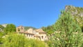 Abbey in Saint Guilhem France Royalty Free Stock Photo
