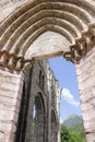 Abbey in Saint-Jean-d` Aulps, Haute-Savoie in the French Alps Royalty Free Stock Photo