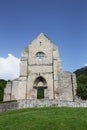Abbey in Saint-Jean-d` Aulps in the Haute-Savoie, French Alps Royalty Free Stock Photo