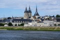 Abbey Saint-Laumer in Blois. Chateau of the Loire Valley. France Royalty Free Stock Photo