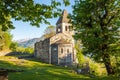 San Pietro in Vallate 1078 - Valtellina IT - Piagno Royalty Free Stock Photo