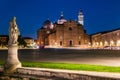 Abbey of Santa Giustina by night