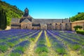 Abbey of Senanque and spectacular lavender field, Gordes, Provence, France