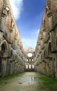 Abbey of St. Galgano, Tuscany Royalty Free Stock Photo