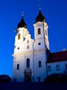 The abbey of Tihany by night Royalty Free Stock Photo