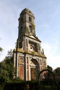 The abbey tower of Pairi Daiza (Belgium)