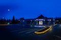 ABBOTSFORD, CANADA - FEBRUARY 10, 2020: envision financial retail store strip mall in early morning