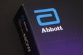 Abbott Diagostics Logo on a BinaxNOW COVID-19 Self Test Box