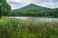Abbott Lake and Sharp Top Mountain, Bedford County, Virginia, USA Royalty Free Stock Photo