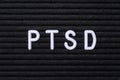 The abbreviation PTSD