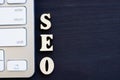 Abbreviation SEO with keyboard and free space