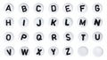 ABC Alphabet Letter buttons