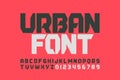 Urbanism style font