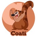 ABC Cartoon Coati