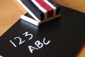 123 ABC On a Chalkboard Royalty Free Stock Photo