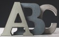 ABC decorative alphabet wooden letters