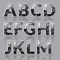 ABC.Glossy creative alphabet letters