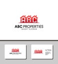 Abc properties logo perfect for corporate branding identity