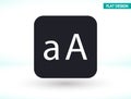 ABC vector icon , lorem ipsum Flat design Royalty Free Stock Photo