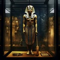 The abcient mummies in Museum Royalty Free Stock Photo
