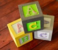 ABCs in color Royalty Free Stock Photo