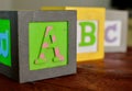 ABCs in color Royalty Free Stock Photo