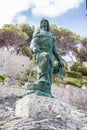 Abderrahman I statue in the town of AlmuÃÂ±ecar in Granada Royalty Free Stock Photo