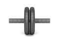 Abdominal toning wheel on white