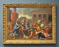 The Abduction of the Sabine Women, by Poussin Royalty Free Stock Photo