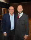 Abe Foxman & Rabbi David Vaisberg at Temple B\'nai Abraham in Livingston, NJ on April 28, 2024