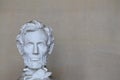 Abe Lincoln Head on Left Royalty Free Stock Photo