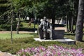 Abel Salazar`s statue in Porto, Portugal Royalty Free Stock Photo