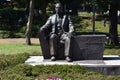 Abel Salazar`s statue in Porto, Portugal Royalty Free Stock Photo