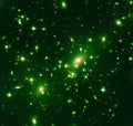 Green Lost Galaxy Enhanced Universe Image Elements From NASA / ESO | Galaxy Background Wallpaper
