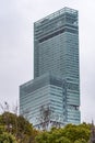 Abeno Harukas in the Tennoji Ward in Osaka, Japan the tallest skyscraper in Osaka 300 meters tall 18 February 2024 Royalty Free Stock Photo